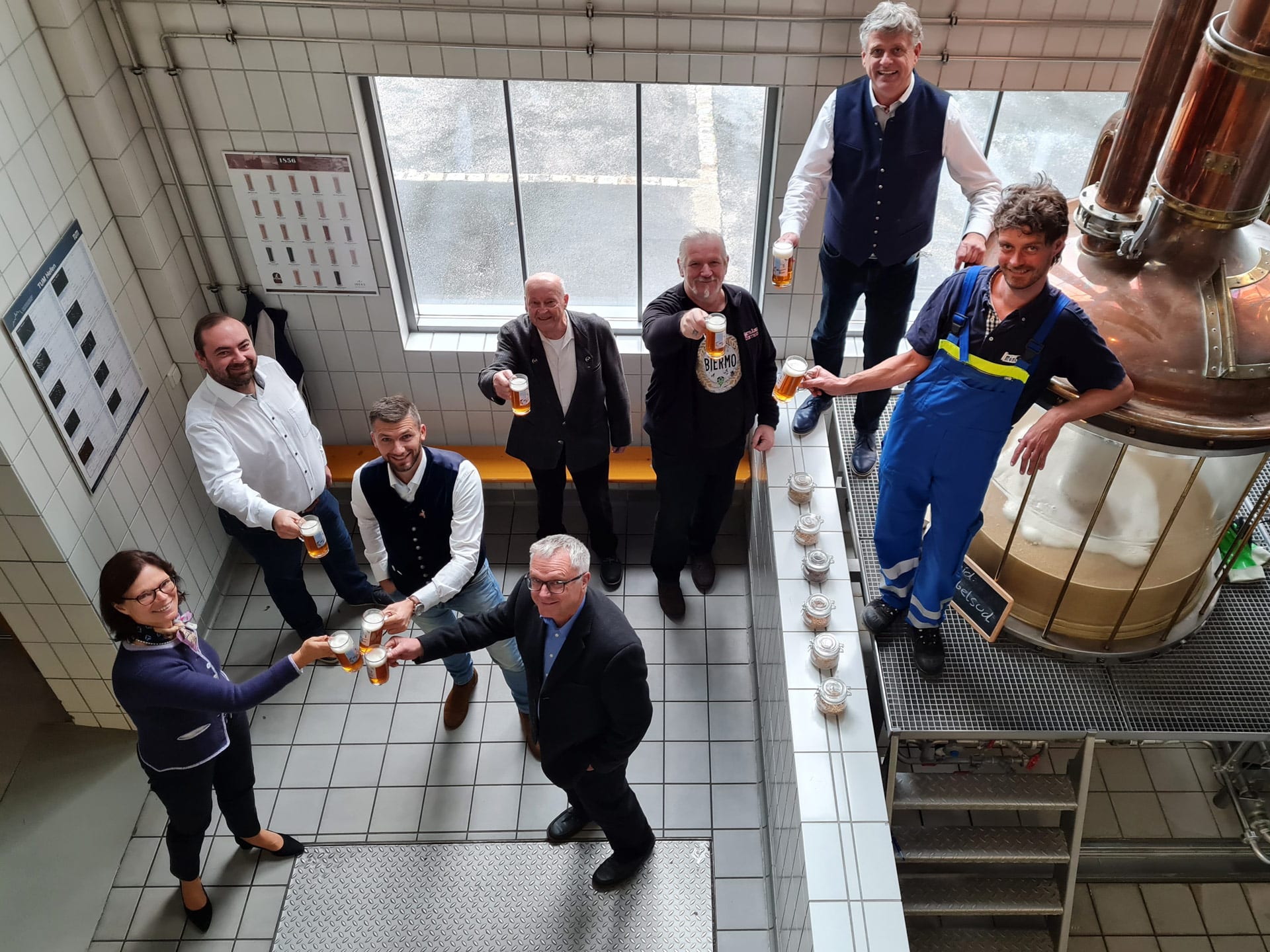 Helmbrechtser Jubiläumsbier wird eingebraut